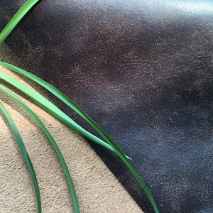 Vintage bicast leather