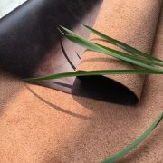 Vintage recycled leather