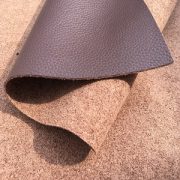 regenerated 100 %mahogany leather